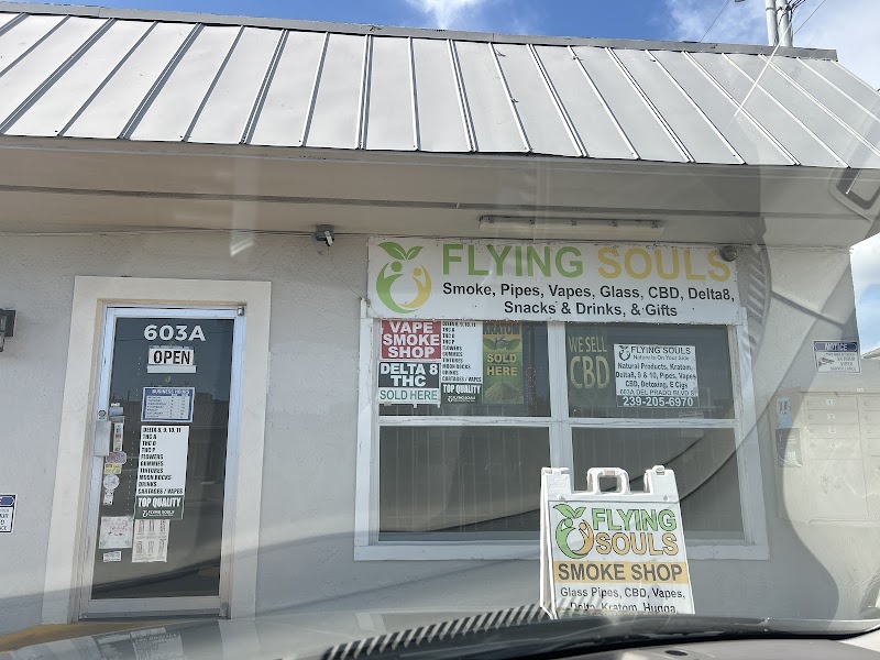 FLYING SOULS VAPES, THC, Kratom, Delta 9 & 10, Pipes, Hookah, Shisha, CBD, Drinks, Gifts Shop (NO MEDICAL CARD NEEDED)
