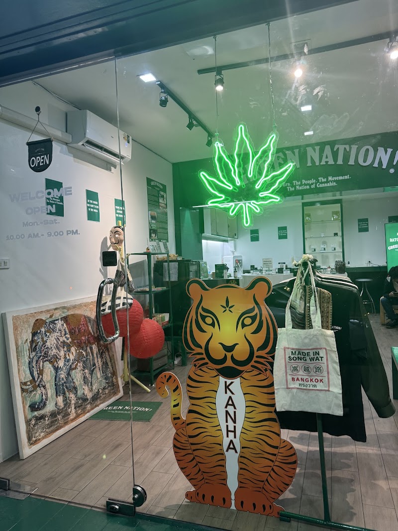 Green Nation Ratchawong China Town Song Wat 大麻店 カナビス 대마초 конопля قنب حشيش Marijuana Weed Ganja
