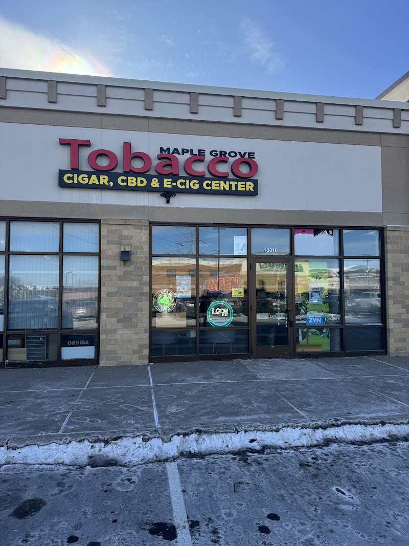 Maple Grove Tobacco, Cigars, CBD, Kratom, Delta 8 & E-cig Center
